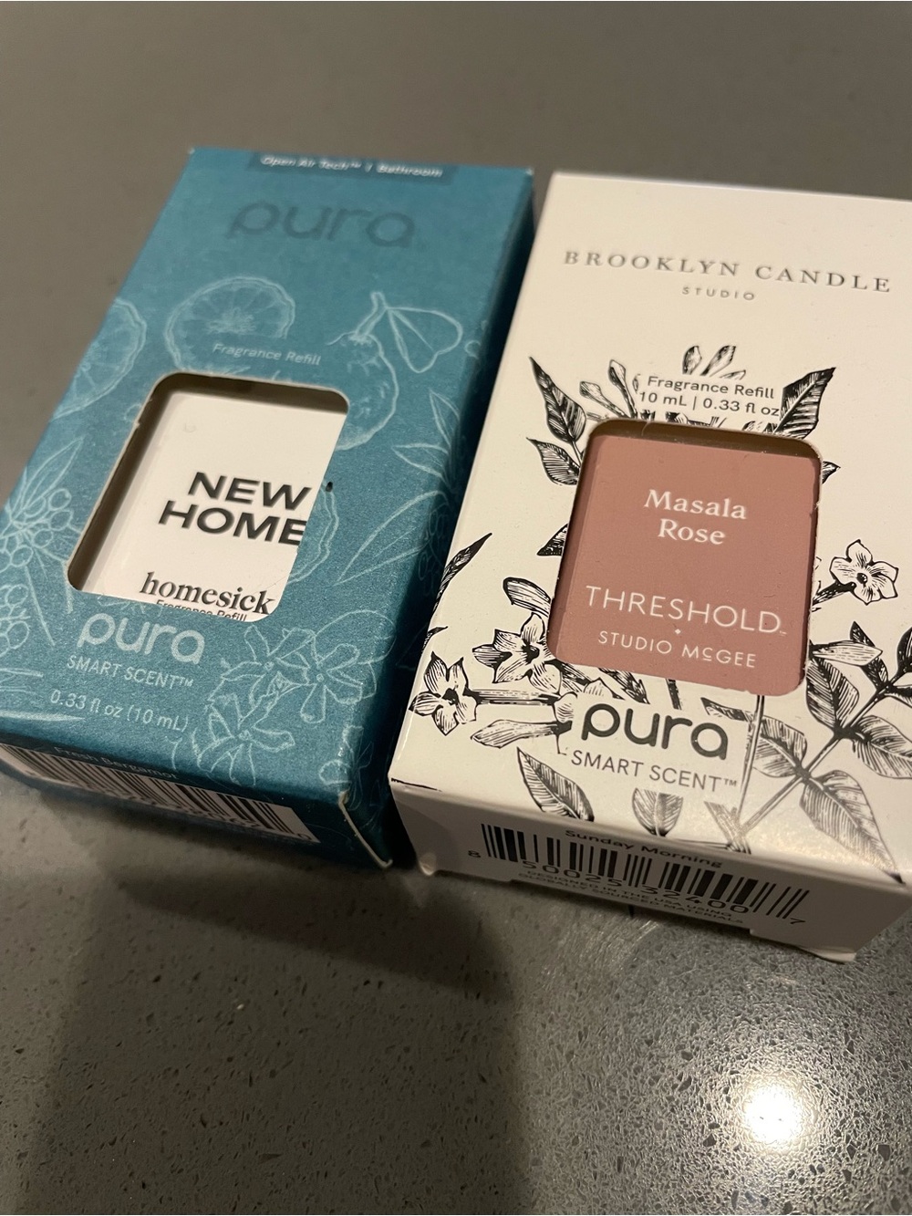 Pura refills rose masala and new home scents